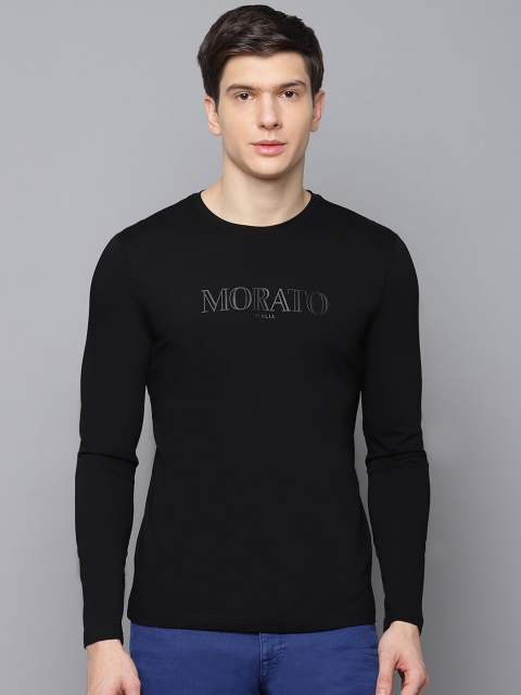 

Antony Morato Men Black Printed Round Neck T-shirt