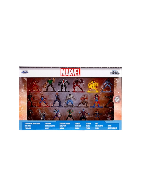 

Jada Toys Kids Set Of 20 Multicoloured Diecast Nano Metal Marvel Action Figures, Multi