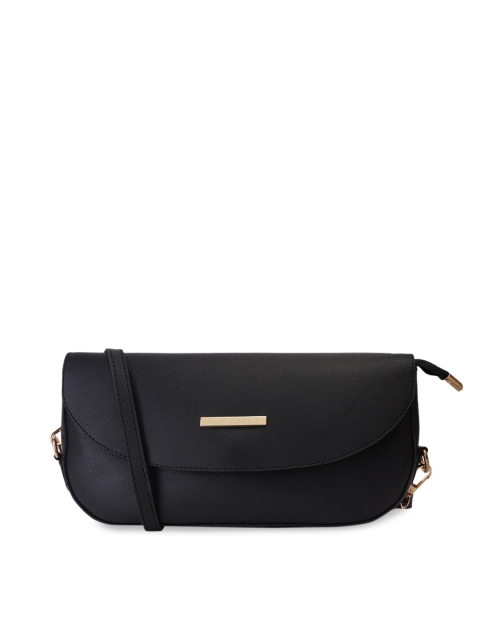 

Lapis O Lupo Black Solid Sling Bag