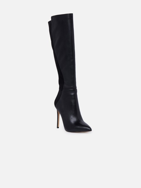 

ALDO Women Black Solid Heeled Boots