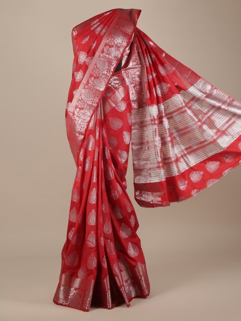 

Pothys Maroon Woven Design Saree