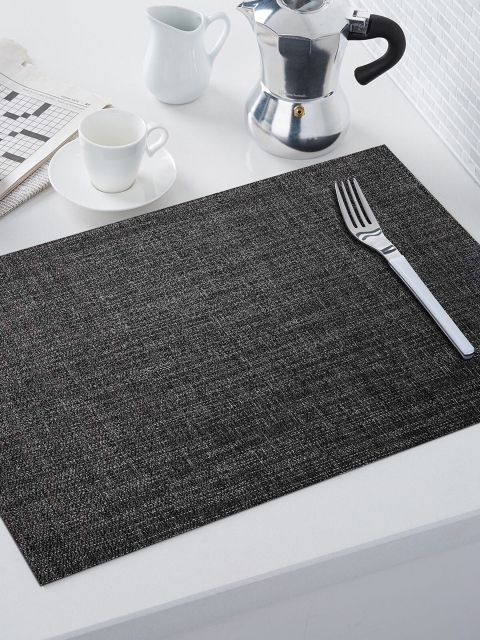 

OBSESSIONS Set Of 6 Grey Mazemat Patterned Vinyl Table Mats