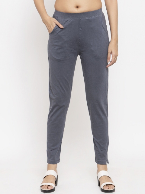 

NEUDIS Women Grey Solid Skinny-Fit Treggings