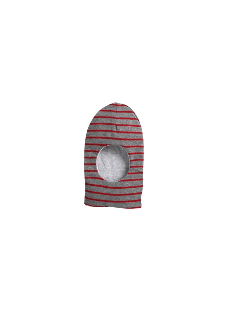 

BUMZEE Unisex Kids Grey & Maroon Printed Monkey Cap