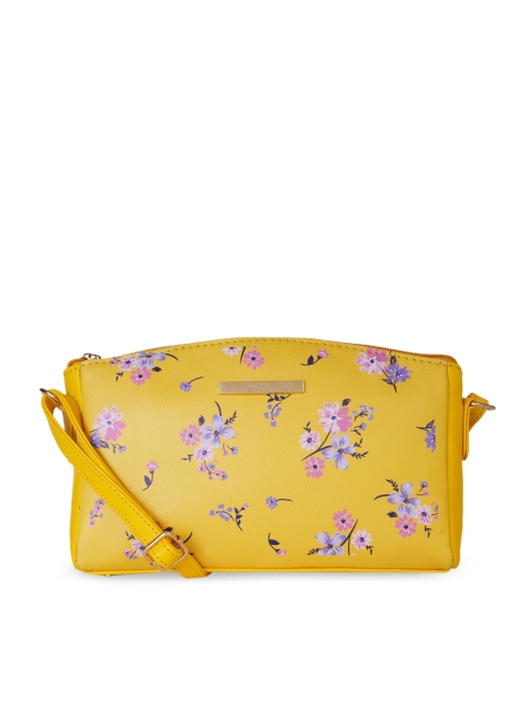 

Lapis O Lupo Yellow Printed Sling Bag