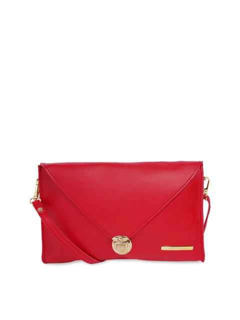 

Lapis O Lupo Red Textured Sling Bag