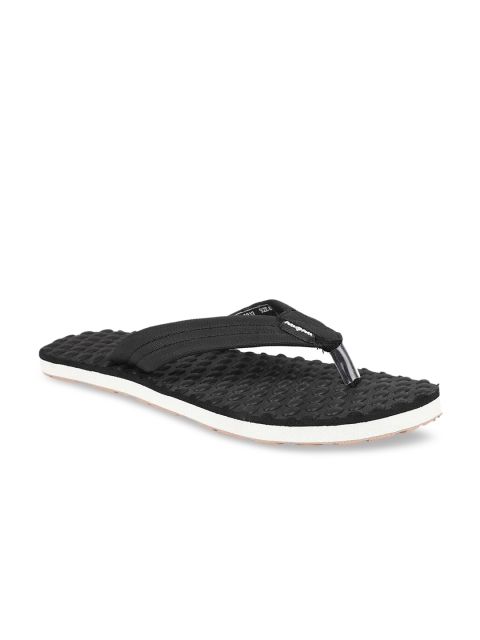 

Bata Men Black Solid Thong Flip-Flops