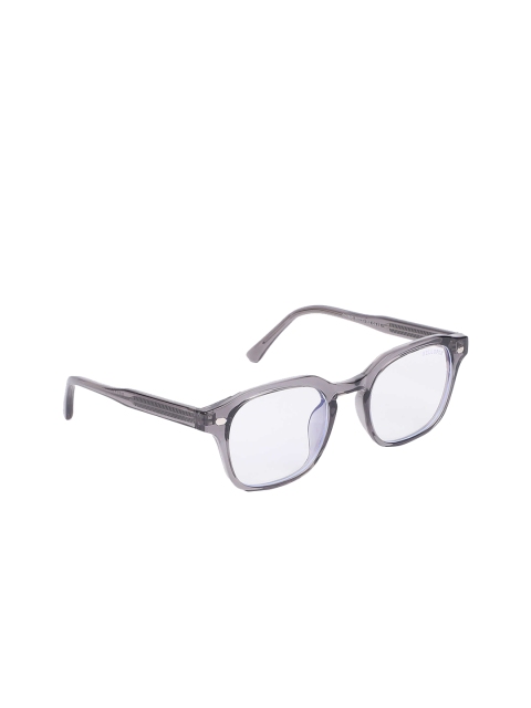 

Bellofox Unisex Square Sunglasses BS1708, Transparent