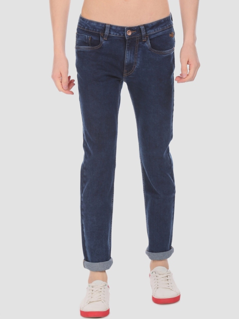

Flying Machine Men Blue Slim Fit Mid-Rise Clean Look Jeans