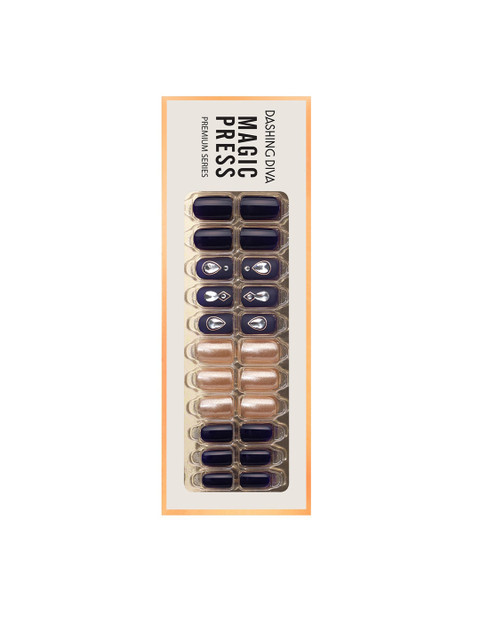 

Dashing Diva Pink Magic Press Queen Artificial Nails
