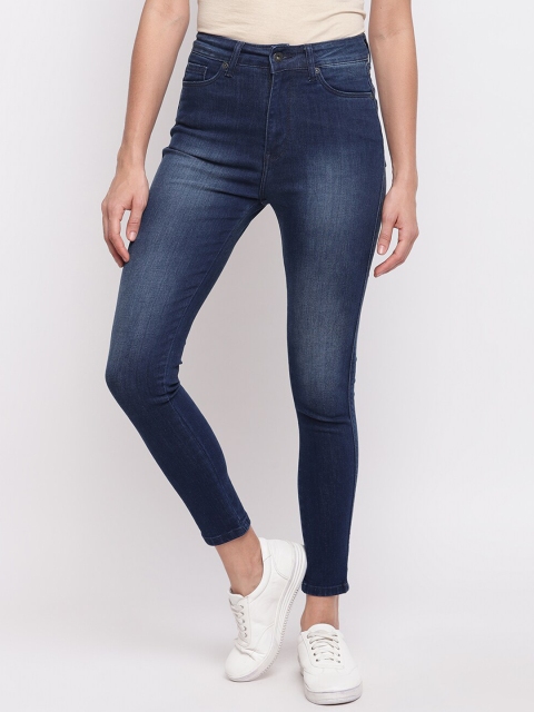 

Pepe Jeans Women Blue Regular Fit Mid-Rise Clean Look Jeans