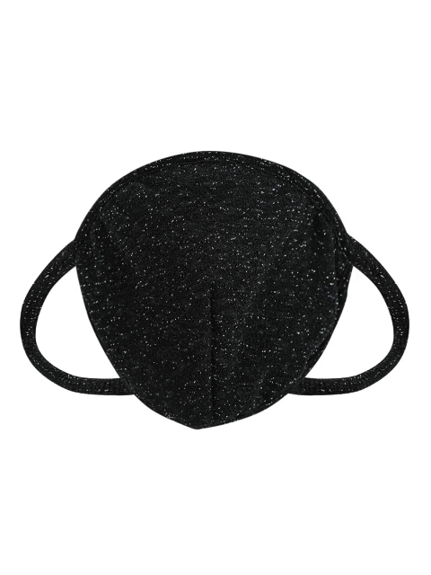 

Kazo Women Black & White Self-Design 2-Ply Lurex Layered Cloth Masks