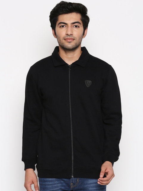 

SF JEANS by Pantaloons Men Black Solid Sweatshirt