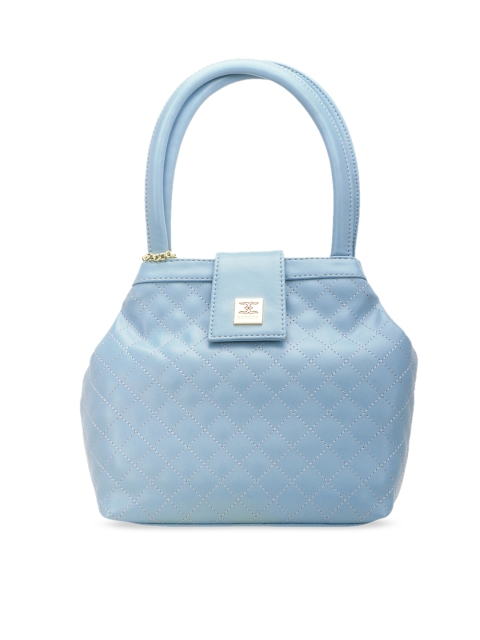 

ESBEDA Blue Solid Handheld Bag