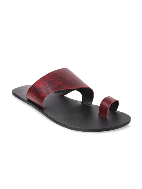 

Mochi Men Maroon Comfort Sandals