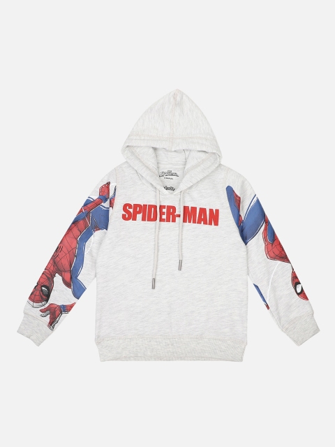 

Kids Ville Spiderman featured Grey Hoodie for Boys