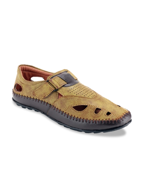 

AVAENS Men Tan Brown Comfort Sandals