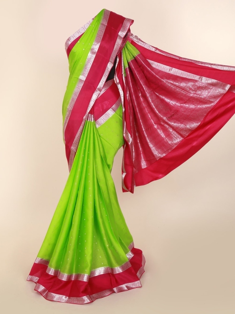

Pothys Green Woven Design Pure Silk Saree