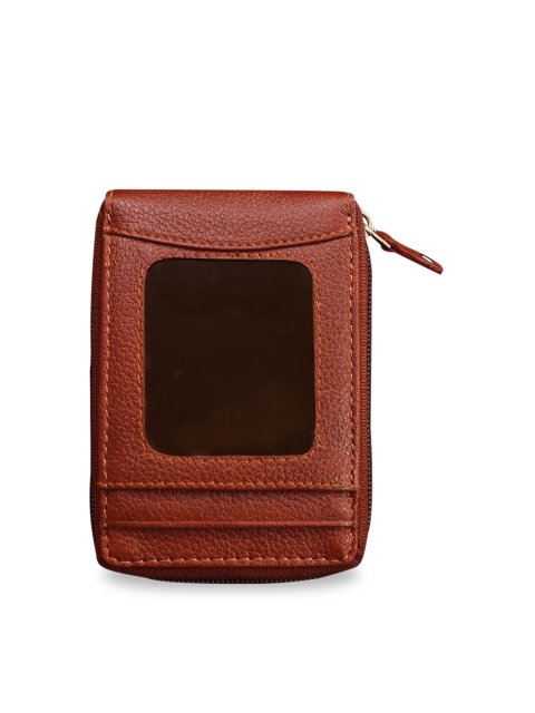 

ABYS Unisex Brown & Tan Brown Genuine Leather Accessory Gift Set