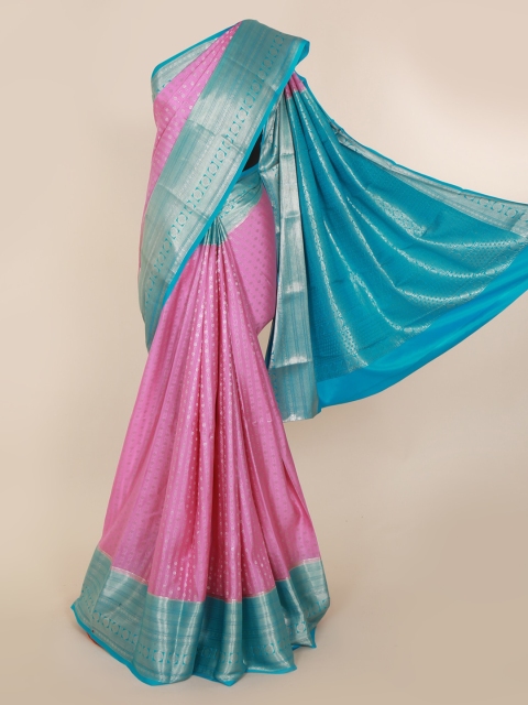 

Pothys Pink Woven Design Pure Silk Saree