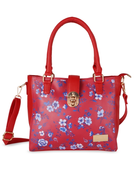 

Lapis O Lupo Red Printed Handheld Bag