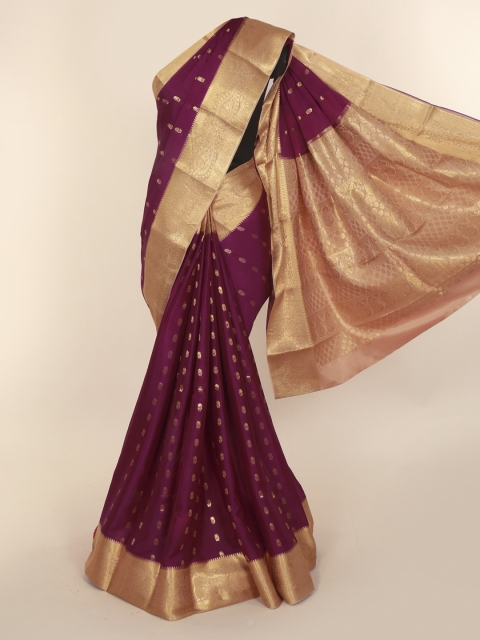 

Pothys Purple Woven Design Saree