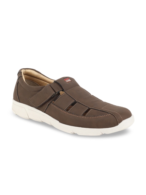 

Bata Men Brown Solid Shoe-Style Sandals