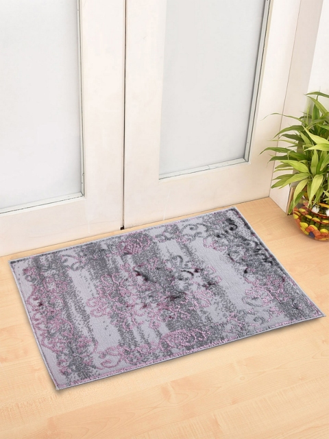 

SPACES Grey & Pink Printed Blockbuster Doormat
