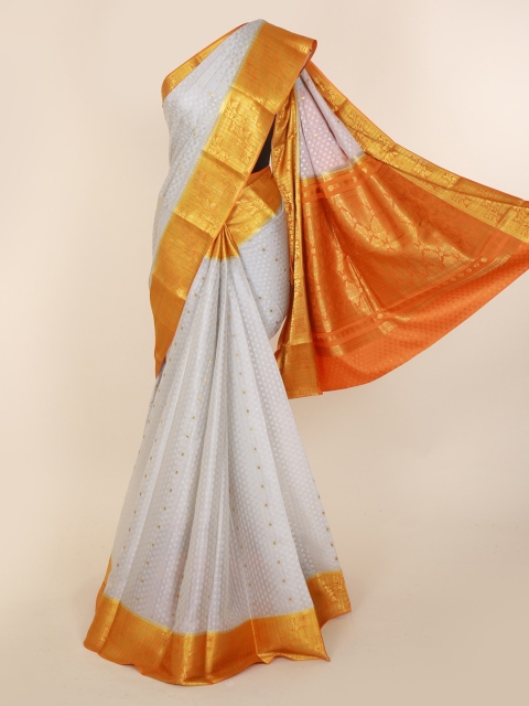 

Pothys Grey Woven Design Pure Silk Saree