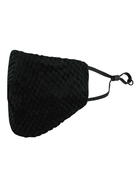 

Kazo Women Green Textured Reusable 2-Ply Protective Outdoor Velvet Mask