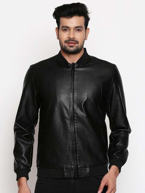 

SF JEANS by Pantaloons Men Black Solid Bomber