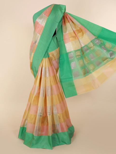 

Pothys Multicoloured Floral Printed Saree, Multi