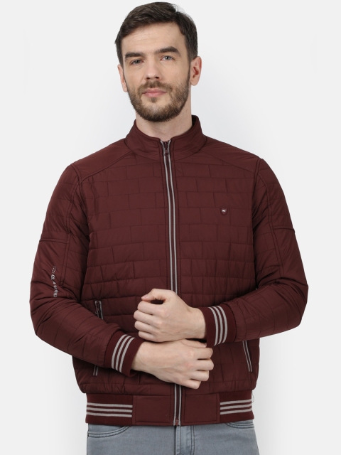 

Monte Carlo Men Maroon Solid Puffer Jacket