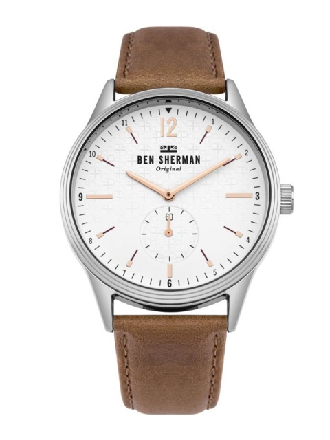 

BEN SHERMAN Men White Analogue Watch