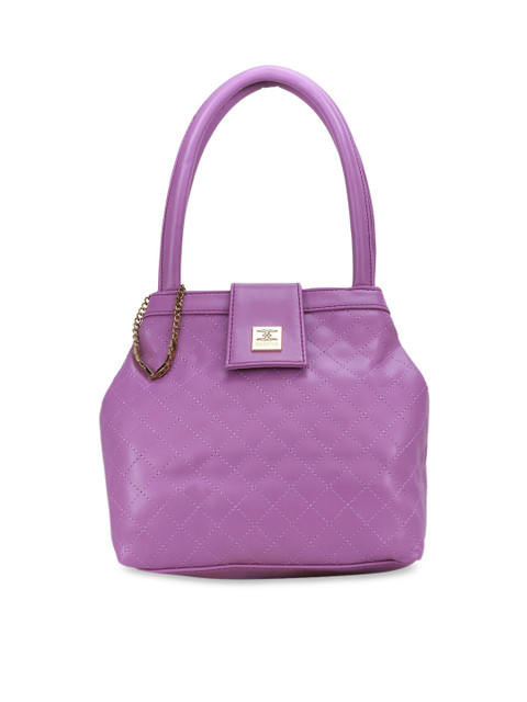 

ESBEDA Purple Self Design Shoulder Bag