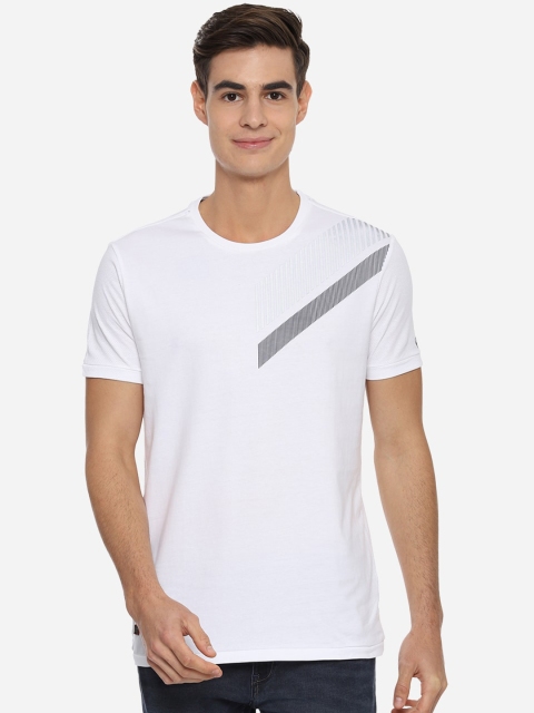 

Solly Sport Men White Solid Round Neck T-shirt