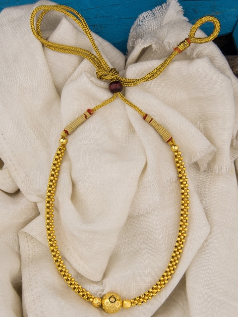 

Alankruthi Gold-Toned Thushi Beaded Traditional Necklace