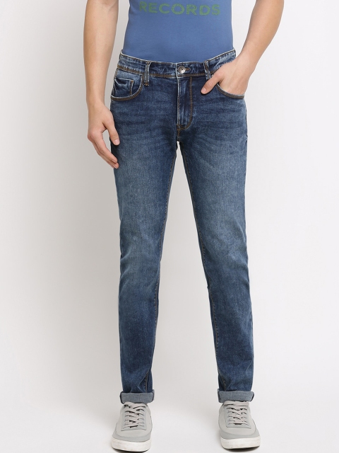 Pepe Jeans Men Blue Regular Fit Low-Rise Clean Look Jeans