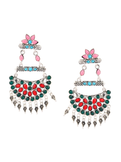 

DESI COLOUR Multicoloured Contemporary Chandbalis, Multi