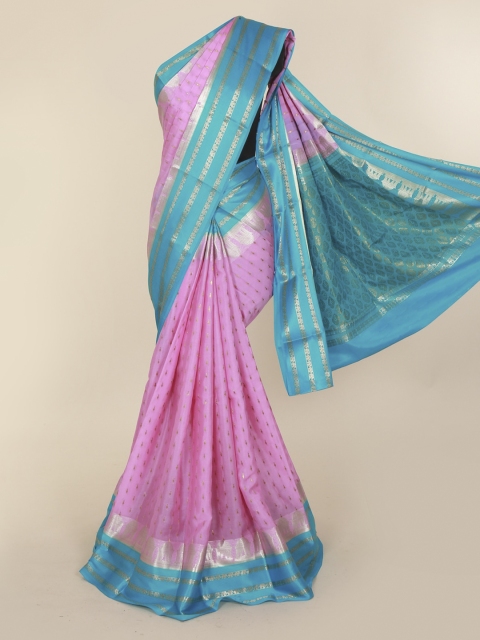 

Pothys Lavender Woven Design Pure Silk Saree