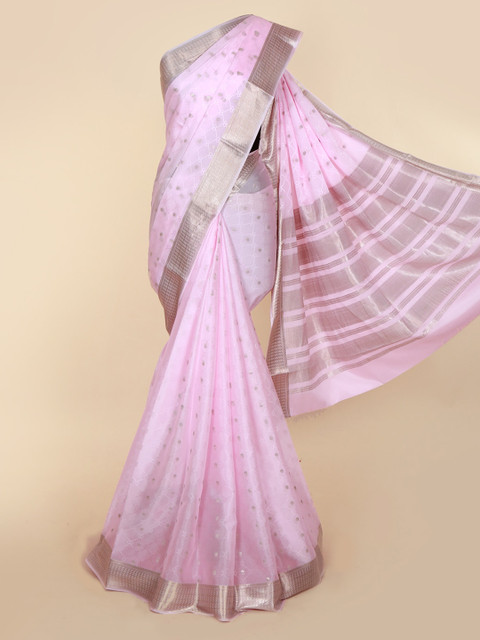 

Pothys Pink Woven Design Saree