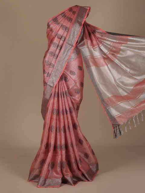 

Pothys Pink Woven Design Saree
