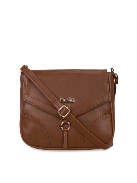 

ESBEDA Brown Solid Sling Bag