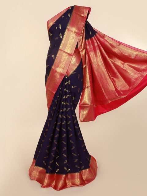 

Pothys Purple Woven Design Saree