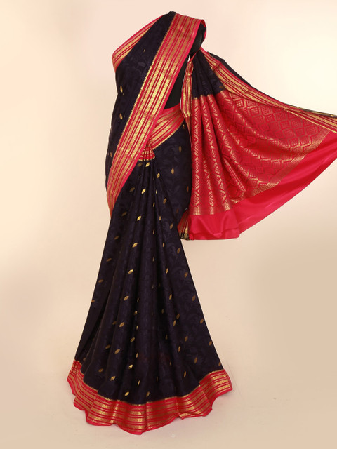 

Pothys Purple Woven Design Pure Silk Saree