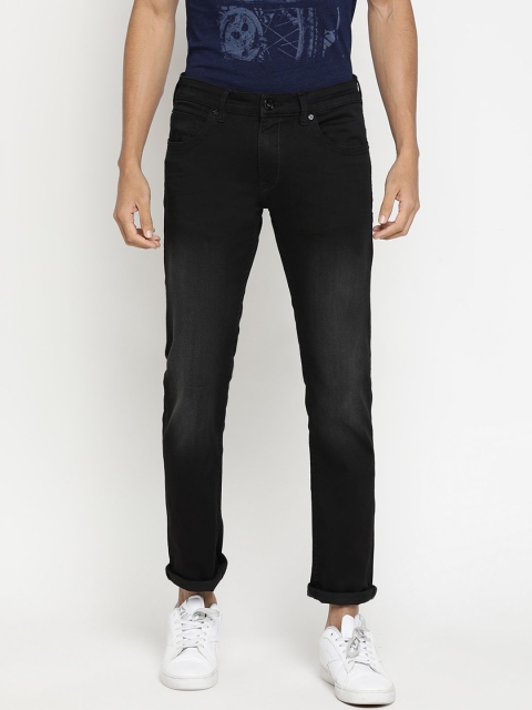 

Pepe Jeans Men Black Regular Fit Mid-Rise Clean Look Jeans