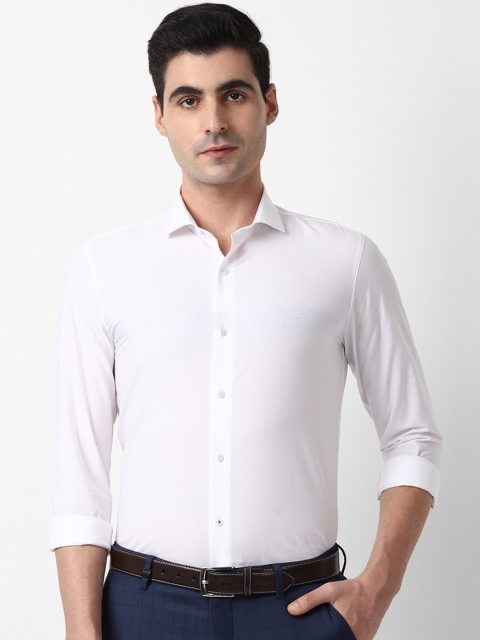 

Louis Philippe Sport Men White Slim Fit Solid Casual Shirt