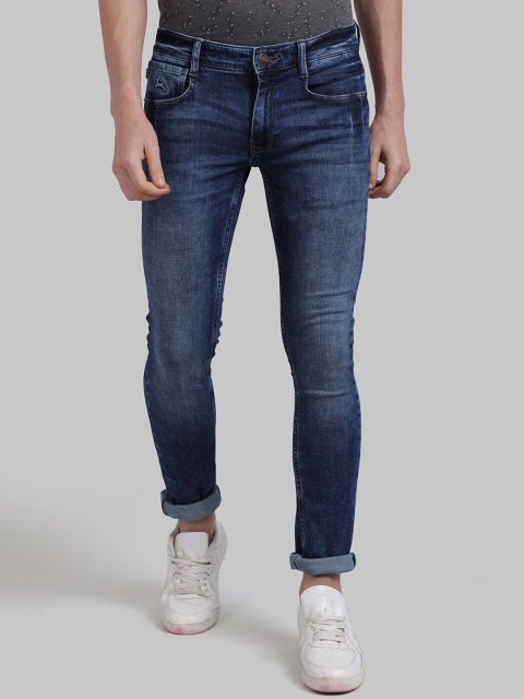 

Parx Men Blue Skinny Fit Mid-Rise Clean Look Jeans
