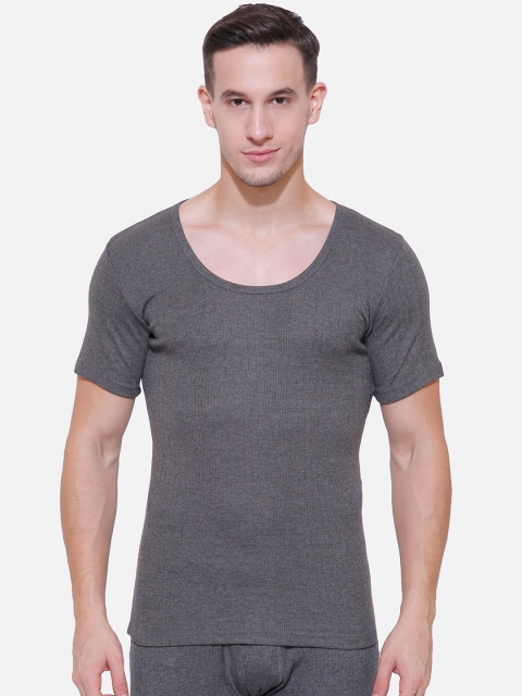 

BODYCARE INSIDER Men Grey Solid Thermal Top