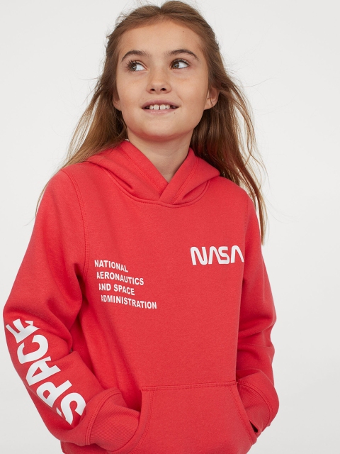 

Dexter Girls Red Printed Hoodie